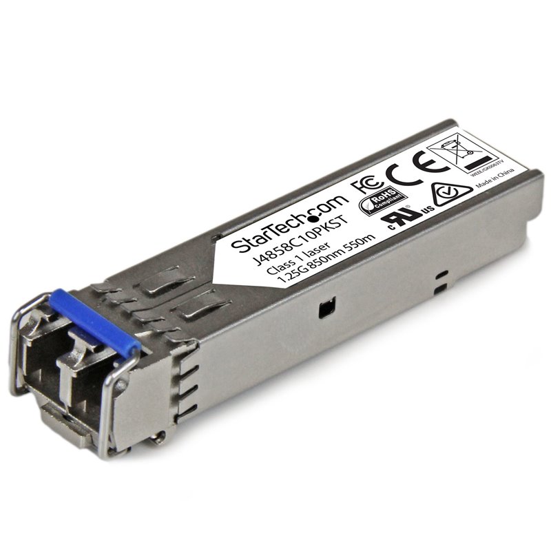 Startech.com Module SFP GBIC compatible HPE J4859C - Transceiver 1000BASE-LX - Paquet de 10