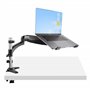 StarTech.com Support de Bureau pour Ordinateur Portable - Bras Articulé PC Portable ou Écran 34"(15kg) - Support VESA - Plateau 