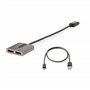 StarTech.com Répartiteur DisplayPort 1.4 pour Deux Moniteurs, Adaptateur DisplayPort vers 2x DP pour Plusieurs Moniteurs, Hub MS