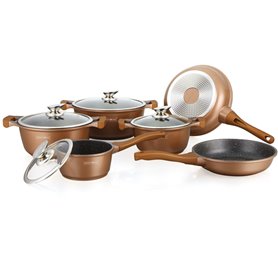 Batterie de Cuisine Royalty Line BS1010M  Cuivre Acier 10 Pièces