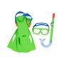 Lunettes de Plongée avec Tube et Palmes Bestway Multicouleur 37-41 (1 Unité)