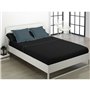 Jeu de draps Alexandra House Living Noir Gran lit 2 persones 4 Pièces