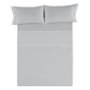 Jeu de draps Alexandra House Living Gris perlé Gran lit 2 persones 4 Pièces