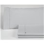 Jeu de draps Alexandra House Living Gris perlé Gran lit 2 persones 4 Pièces