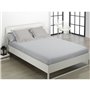Jeu de draps Alexandra House Living Gris perlé Gran lit 2 persones 4 Pièces