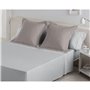 Jeu de draps Alexandra House Living Gris perlé Gran lit 2 persones 4 Pièces