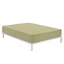 Drap housse Alexandra House Living Beige Camel 150 x 200 cm