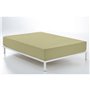 Drap housse Alexandra House Living Beige Camel 150 x 200 cm