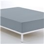 Drap housse Alexandra House Living Gris acier 90 x 200 cm