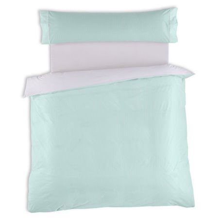 Parure de couette Alexandra House Living Greta Vert clair Lit ½ persones 2 Pièces