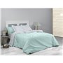Parure de couette Alexandra House Living Greta Vert clair Lit ½ persones 2 Pièces