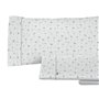 Jeu de draps Alexandra House Living Estelia Gris Lit 1 persone 3 Pièces