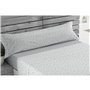 Jeu de draps Alexandra House Living Estelia Gris Lit 1 persone 3 Pièces