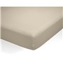 Drap housse Alexandra House Living QUTUN Taupe 105 x 200 cm