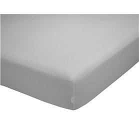 Drap housse Alexandra House Living QUTUN Gris perlé 150 x 200 cm