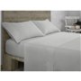 Drap housse Alexandra House Living QUTUN Gris perlé 150 x 200 cm