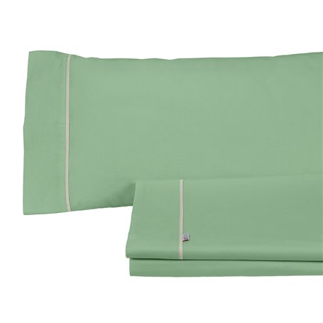 Jeu de draps Alexandra House Living Vert Lit 1 persone 3 Pièces