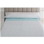 Jeu de draps Alexandra House Living Lara Vert tendre Lit 1 persone 3 Pièces