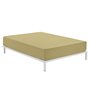 Drap housse Alexandra House Living Marron Clair 150 x 190/200 cm