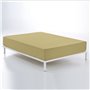 Drap housse Alexandra House Living Marron Clair 150 x 190/200 cm