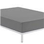 Drap housse Alexandra House Living Titane 190/200 x 200 cm