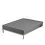 Drap housse Alexandra House Living Titane 190/200 x 200 cm