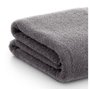 Serviette de toilette Paduana Gris foncé 100 % coton 100 x 150 cm