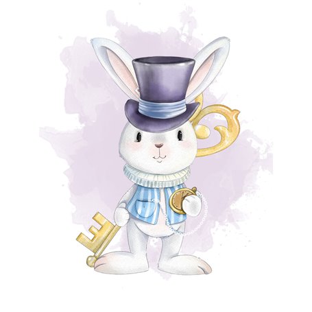 Feuille Crochetts 33 x 43 x 2 cm Lapin