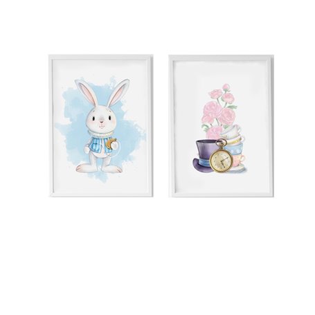 Feuilles Crochetts Alice 33 x 43 x 2 cm 2 Pièces