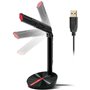 Microphone Spirit of Gamer MIC-EKO Noir Rouge