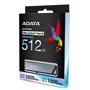 Clé USB Adata AELI-UE800-512G-CSG 512 GB Noir Acier