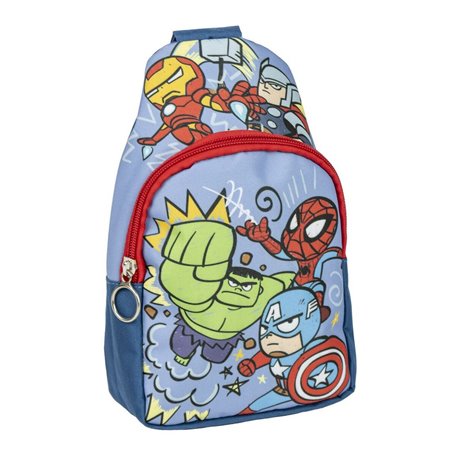 Sac à dos enfant The Avengers Sac bandoulière Bleu 13 x 23 x 7 cm