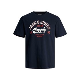 T-shirt à manches courtes homme Jack & Jones JJELOGO TEE SS 12246690 Blue marine