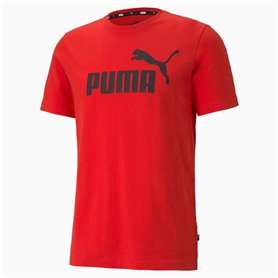 T-shirt à manches courtes homme Puma LOGO TEE 586666 11 Rouge