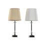 Lampe de bureau Home ESPRIT Blanc Beige Métal 25 W 220 V 20 x 20 x 43 cm (2 Unités)