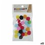 Matériaux pour travaux manuels Balles Multicouleur Ø 2 cm 12 Unités