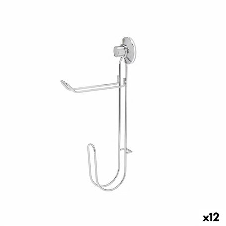 Porte-rouleaux pour Papier Toilette Acier ABS 3 x 32 x 15 cm (12 Unités) Double