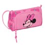 Trousse d'écolier Minnie Mouse Loving Rose 20 x 11 x 8.5 cm