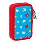 Plumier double Mickey Mouse Clubhouse Fantastic Bleu Rouge 12.5 x 19.5 x 4 cm (28 Pièces)