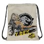 Sac à dos serré par des ficelles Jurassic World Warning Gris 35 x 40 x 1 cm