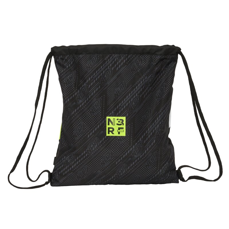 Image secondaire de Sac à dos serré par des ficelles Nerf Get ready Noir 35 x 40 x 1 cm