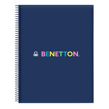 Carnet Benetton Cool Blue marine A4 120 Volets