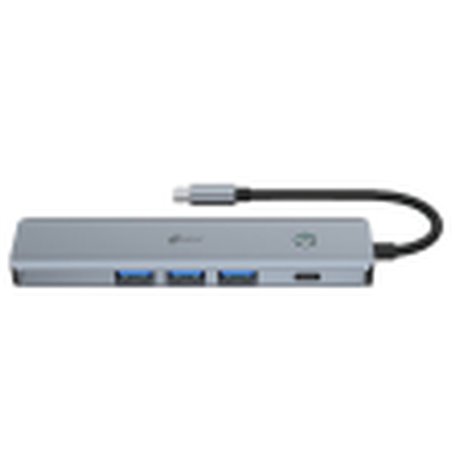Hub USB LEOTEC Gris