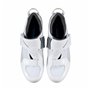 chaussures de cyclisme Shimano Tri TR501 Blanc Blanc/Gris