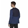 T-shirt à manches longues homme Adidas Training 1/4-Zip Bleu foncé