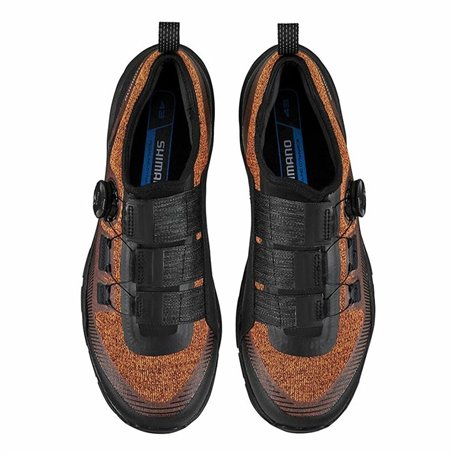 chaussures de cyclisme Shimano Ex7 Orange/Noir