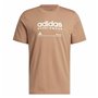 T-shirt à manches courtes homme Adidas Lounge Marron