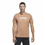 T-shirt à manches courtes homme Adidas Lounge Marron