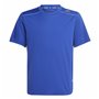 T shirt à manches courtes Enfant Adidas Aeroready Bleu