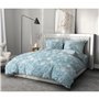 Parure de couette HOME LINGE PASSION 240 x 260 cm Bleu 3 Pièces